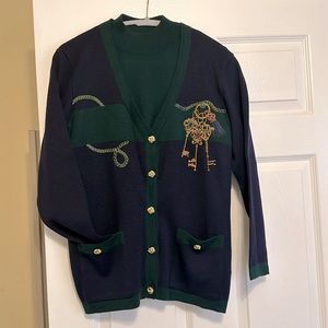 Cellini italian cardigan turtleneck set